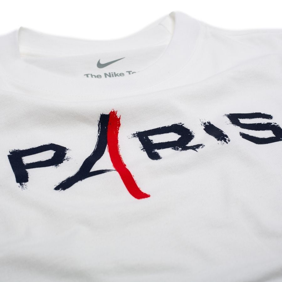 Paris Saint Germain T-Shirt Wordmark - White Kids-SoccerKits Hub | Buy Soccer Jerseys Online